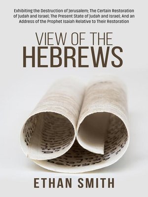 cover image of View of the Hebrews